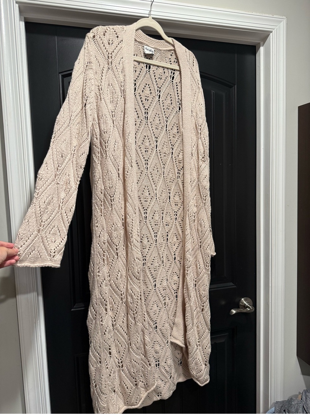 Arula Cream Knit Duster / Long Cardigan